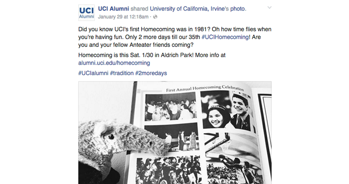 UCI Alumni FB page