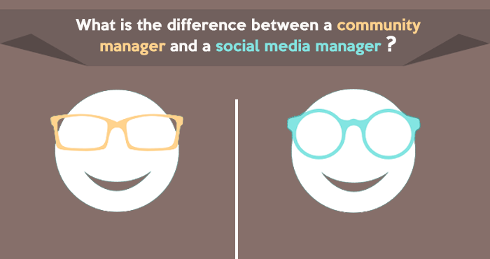 Difference between community manager and social media manager