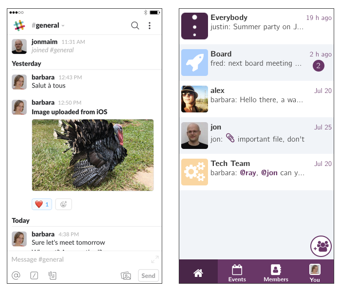 slack instant messaging