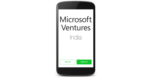 L'écran d'accueil de l'appli MSV India.